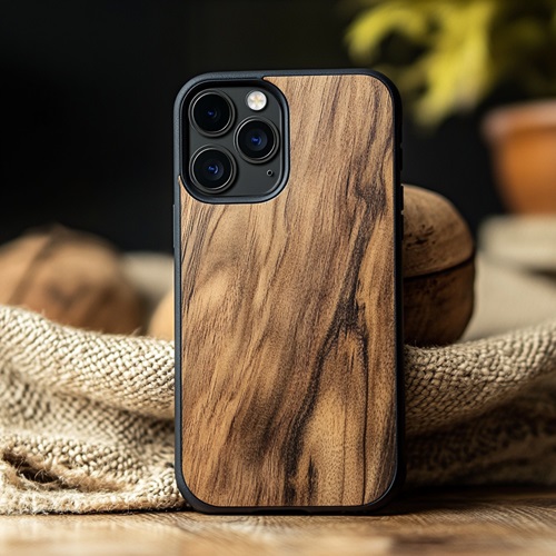 Natural Wooden Phone Case – Elegant, Lightweight, and Impact-Resistant Protection