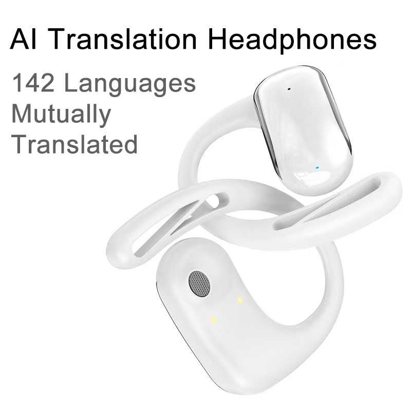 AI Smart Translation Bluetooth Headset – Real-Time Translation, Premium Sound