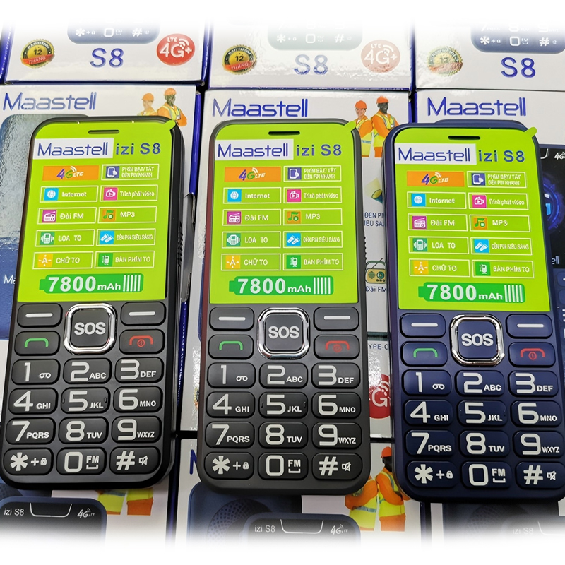 4G Big Button Phone with SOS for Seniors