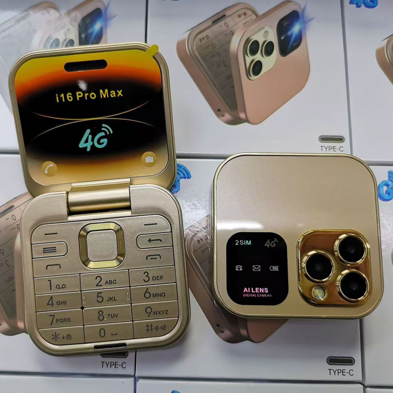 Compact Flip 4G Phone | Dual SIM Mini Mobile